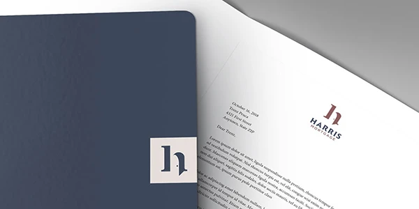 Harris Mortgage financial services brand identity, Ventura
