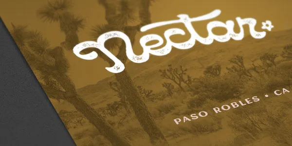 Nectar Supply Company retail brand identity, Paso Robles